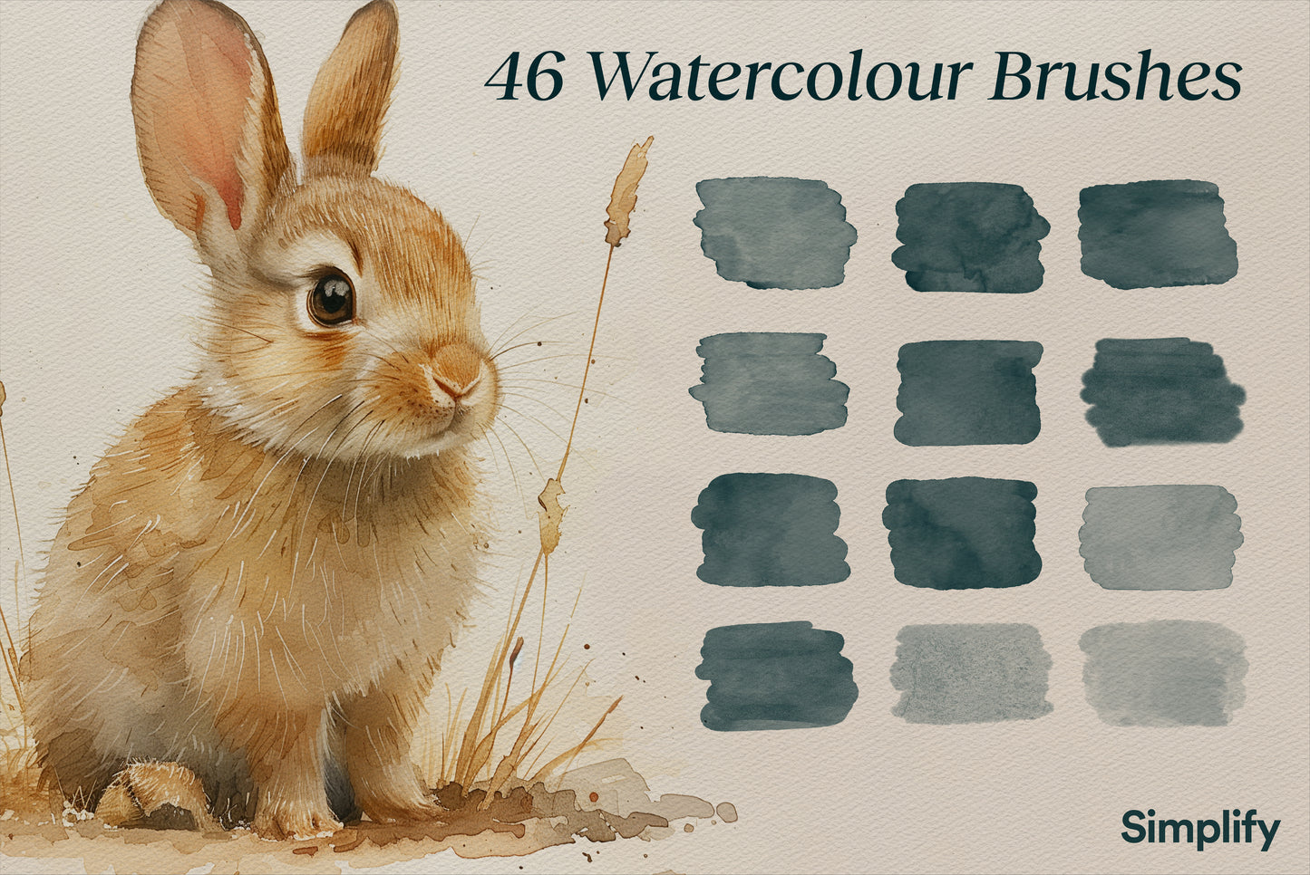 Realistic Watercolour Brushes for Procreate